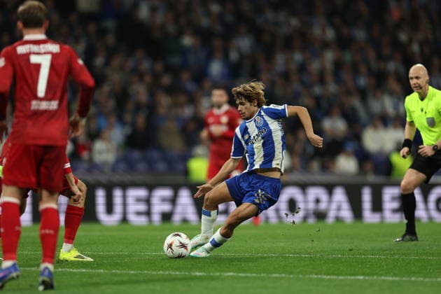 March 19, 2026, Porto, Porto, Portugal: Porto, Portugal - March 19, 2026 - Rodrigo Mora of Fc Porto in action during the UEFA Europa League match between Fc Porto and VfB Stuttgart at Estadio Dragao Porto Portugal - ZUMAe141 20260319_zsp_e141_050 Copyright: xLuisxEirasx