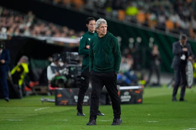 March 19, 2026, Sevilla, Sevilla, Spain: Manuel Pellegrini, head coach of Real Betis Balompie, looks on during the UEFA Europa League 2025 26 Round of 16 Second Leg match between Real Betis Balompie and Panathinaikos FC at La Cartuja stadium on March 19, 2026, in Sevilla, Spain. Sevilla Spain - ZUMAa181 20260319_zaa_a181_206 Copyright: xJoaquinxCorcherox