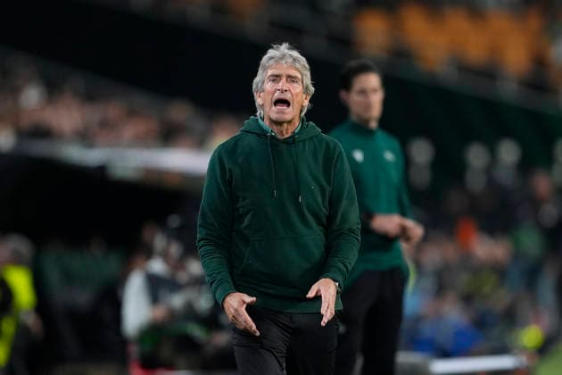 March 19, 2026, Sevilla, Sevilla, Spain: Manuel Pellegrini, head coach of Real Betis Balompie, gestures during the UEFA Europa League 2025 26 Round of 16 Second Leg match between Real Betis Balompie and Panathinaikos FC at La Cartuja stadium on March 19, 2026, in Sevilla, Spain. Sevilla Spain - ZUMAa181 20260319_zaa_a181_228 Copyright: xJoaquinxCorcherox