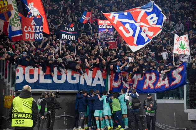 during the Uefa Europa League soccer match between Roma and Bologna at the Olympic Stadium in Rome, Italy - Thursday, March 19, 2026. - Soccer .  Copyright: xFabrizioxCorradetti LaPressex