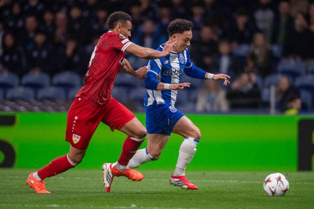 FC Porto v VfB Stuttgart - UEFA Europa League 2025 26 Round of 16 Second Leg Pepe of FC Porto is seen in action during the UEFA Europa League 2025 26 Round of 16 second leg match between FC Porto and VfB Stuttgart at Estadio do Dragao in Porto, Portugal, on March 19, 2026. Porto Porto Portugal  Copyright: xMiguelxLemosx originalFilename:lemos-fcportox260319_npsnb.jpg