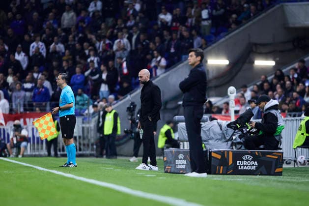 Olympique Lyonnais v Real Club Celta - Europa League DECINES-CHARPIEU, FRANCE - MARCH 19: Claudio Giraldez, Head Coach of Celta de Vigo looks on during the UEFA Europa League 2025 26 Round of 16 Second Leg match between Olympique Lyonnais and Real Club Celta at OL Stadium on March 19, 2026 in Decines-Charpieu, France. DECINES-CHARPIEU OL Stadium Spain Copyright: xDiegoxSimonx