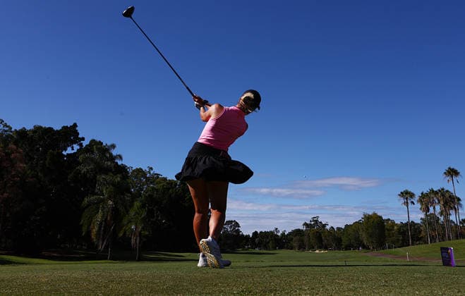 GOLF AUSTRALIAN WPGA, Australia s Maddison Hinson-Tolchard during the 2026 Australian WPGA Championship at Sanctuary Cove Golf and Country Club on the Gold Coast, Friday March 20, 2026. ( NO ARCHIVING, EDITORIAL USE ONLY GOLD COAST QUEENSLAND AUSTRALIA  Copyright: xx 20260320179916218504