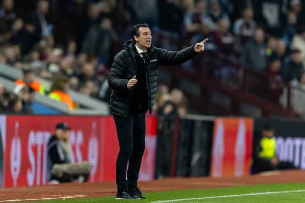 Aston Villa v Lille OSC, Europa League Aston Villa Head Coach Unai Emery gestures during the Europa League match between Aston Villa and Lille OSC at Villa Park, Birmingham, UK on 19 March 2026. Birmingham Villa Park West Midlands UK Editorial use only , Copyright: xManjitxNarotrax PSI-23923-0077