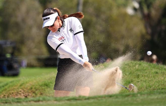 GOLF AUSTRALIAN WPGA, Australia s Hannah Green plays out of the bunker on the 4th hole during the 2nd round of the 2026 Australian WPGA Championship at Sanctuary Cove Golf and Country Club on the Gold Coast, Friday March 20, 2026. ( NO ARCHIVING, EDITORIAL USE ONLY GOLD COAST QUEENSLAND AUSTRALIA  Copyright: xx 20260320155689127332