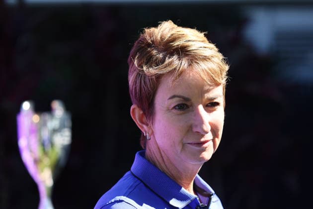 GOLF AUSTRALIAN WPGA, Former champion golfer Karrie Webb speaks to the media during the 2nd round of the 2026 Australian WPGA Championship at Sanctuary Cove Golf and Country Club on the Gold Coast, Friday March 20, 2026. ( NO ARCHIVING, EDITORIAL USE ONLY GOLD COAST QUEENSLAND AUSTRALIA  Copyright: xJASONxO BRIENx 20260320118783670190