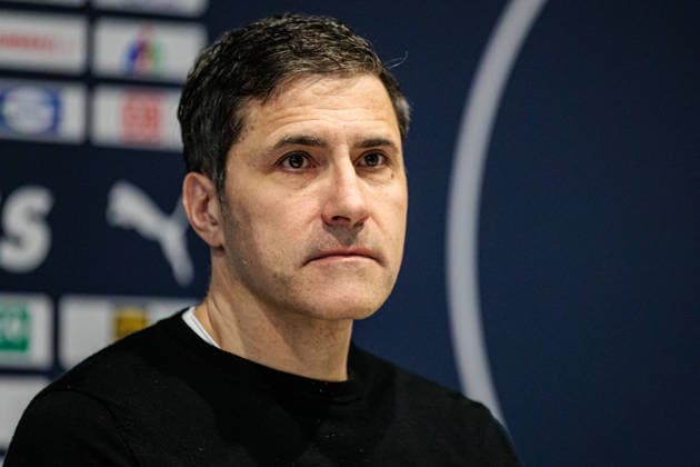 Press conference after the match, Ingo Meckes Board of Directors Sport Deutscher Handball Bund DHB GER, Germany GER vs Egypt EGY , Handball, international match, season 2025 2026, 19 03 2026 GER, Germany GER vs Egypt EGY , Handball, international match, season 2025 2026, 19 03 2026 Dortmund Copyright: xEibner-Pressefoto JanxRollingerx EP_JSK