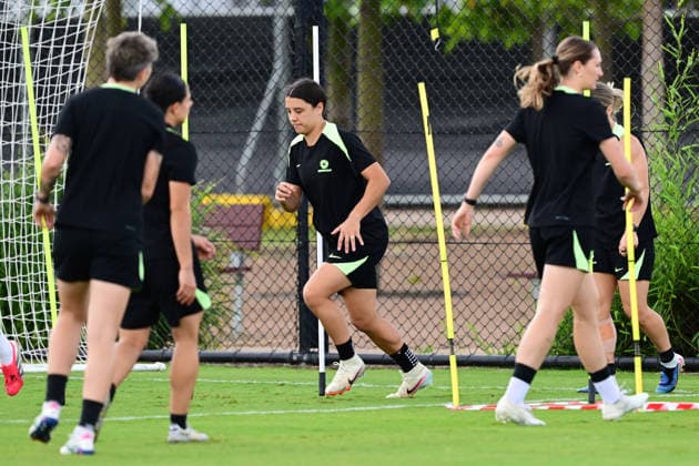 Football, Women, National Team Australia, Training