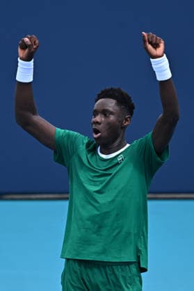 Itau Miami Open Moise Kouame (FRA) during his first round at the Itau Miami Open in Miami , USA, on March 18, 2026. Photo by Corinne Dubreuil ABACAPRESS.COM Miami United States  Copyright: xDubreuilxCorinne ABACAx