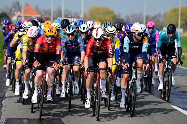 Bredene Koksijde Classic 2026 Cycling Race KOKSIJDE, BELGIUM - MARCH 20 : illustration picture peloton during the 24th edition of Bredene Koksijde Classic an UCI ProSeries 1.Pro one day cycling road race for Men Elite of km with start in Bredene and finish in Koksijde on March 20, 2026 in Koksijde, Belgium, 20 03 2026 ( Motordriver Stephan Boone - Koksijde Belgium  Copyright: xJanxDexMeuleneirx