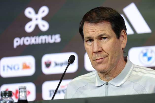 Belgium s head coach Rudi Garcia pictured during a press conference, PK, Pressekonferenz of the Red Devils, the Belgian national soccer team, in Tubize on Friday 20 March 2026. The team is preparing for its friendly games against the United States and Mexico. These games are preparation games of the 2026 World Cup. BRUNOxFAHY  x168322450x