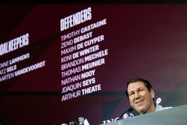 Belgium s head coach Rudi Garcia pictured during a press conference, PK, Pressekonferenz of the Red Devils, the Belgian national soccer team, in Tubize on Friday 20 March 2026. The team is preparing for its friendly games against the United States and Mexico. These games are preparation games of the 2026 World Cup. BRUNOxFAHY  x168323039x