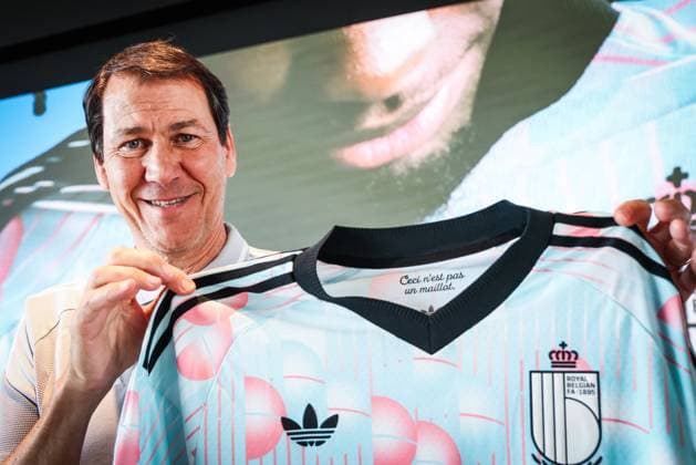 Football, Belgium national team, Presentation of the new jersey