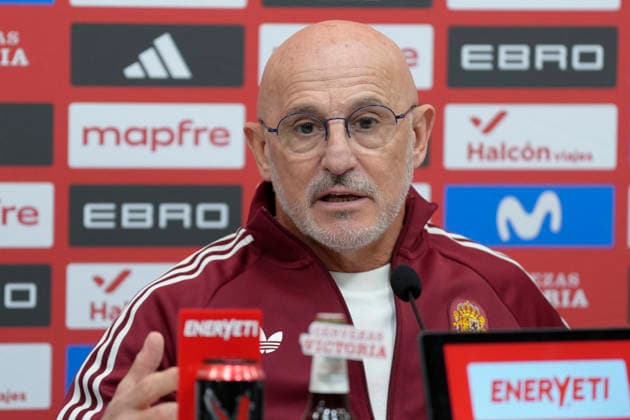 March 20, 2026, Las Rozas, Madrid, Spain: Luis de la Fuente, head coach, attends the press conference, PK, Pressekonferenz to announce his squad list for Spain Team at the Ciudad del Futbol on March 19, 2026, in Sevilla, Spain. Las Rozas Spain - ZUMAa181 20260320_zaa_a181_006 Copyright: xOscarxJ.xBarrosox