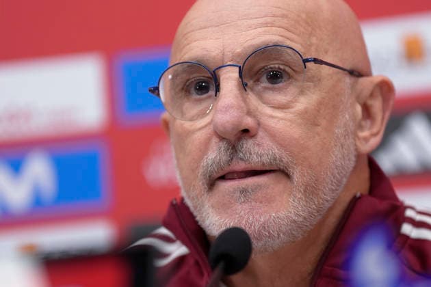 March 20, 2026, Las Rozas, Madrid, Spain: Luis de la Fuente, head coach, attends the press conference, PK, Pressekonferenz to announce his squad list for Spain Team at the Ciudad del Futbol on March 19, 2026, in Sevilla, Spain. Las Rozas Spain - ZUMAa181 20260320_zaa_a181_007 Copyright: xOscarxJ.xBarrosox