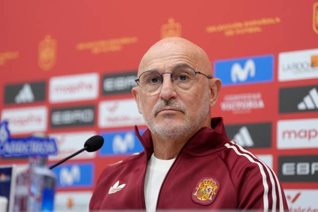 March 20, 2026, Las Rozas, Madrid, Spain: Luis de la Fuente, head coach, attends the press conference, PK, Pressekonferenz to announce his squad list for Spain Team at the Ciudad del Futbol on March 19, 2026, in Sevilla, Spain. Las Rozas Spain - ZUMAa181 20260320_zaa_a181_008 Copyright: xOscarxJ.xBarrosox