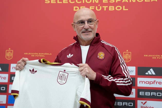 March 20, 2026, Las Rozas, Madrid, Spain: Luis de la Fuente, head coach, attends the press conference, PK, Pressekonferenz to announce his squad list for Spain Team at the Ciudad del Futbol on March 19, 2026, in Sevilla, Spain. Las Rozas Spain - ZUMAa181 20260320_zaa_a181_010 Copyright: xOscarxJ.xBarrosox