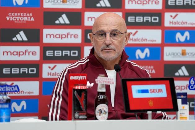 March 20, 2026, Las Rozas, Madrid, Spain: Luis de la Fuente, head coach, attends the press conference, PK, Pressekonferenz to announce his squad list for Spain Team at the Ciudad del Futbol on March 19, 2026, in Sevilla, Spain. Las Rozas Spain - ZUMAa181 20260320_zaa_a181_020 Copyright: xOscarxJ.xBarrosox