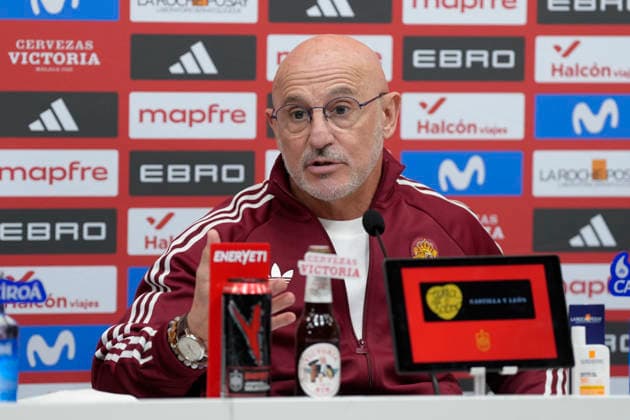 March 20, 2026, Las Rozas, Madrid, Spain: Luis de la Fuente, head coach, attends the press conference, PK, Pressekonferenz to announce his squad list for Spain Team at the Ciudad del Futbol on March 19, 2026, in Sevilla, Spain. Las Rozas Spain - ZUMAa181 20260320_zaa_a181_021 Copyright: xOscarxJ.xBarrosox