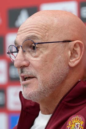 March 20, 2026, Las Rozas, Madrid, Spain: Luis de la Fuente, head coach, attends the press conference, PK, Pressekonferenz to announce his squad list for Spain Team at the Ciudad del Futbol on March 19, 2026, in Sevilla, Spain. Las Rozas Spain - ZUMAa181 20260320_zaa_a181_022 Copyright: xOscarxJ.xBarrosox