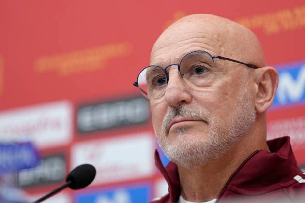 March 20, 2026, Las Rozas, Madrid, Spain: Luis de la Fuente, head coach, attends the press conference, PK, Pressekonferenz to announce his squad list for Spain Team at the Ciudad del Futbol on March 19, 2026, in Sevilla, Spain. Las Rozas Spain - ZUMAa181 20260320_zaa_a181_025 Copyright: xOscarxJ.xBarrosox