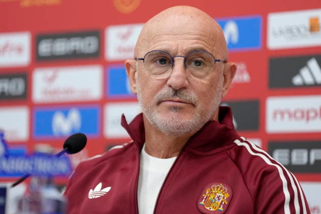 March 20, 2026, Las Rozas, Madrid, Spain: Luis de la Fuente, head coach, attends the press conference, PK, Pressekonferenz to announce his squad list for Spain Team at the Ciudad del Futbol on March 19, 2026, in Sevilla, Spain. Las Rozas Spain - ZUMAa181 20260320_zaa_a181_028 Copyright: xOscarxJ.xBarrosox