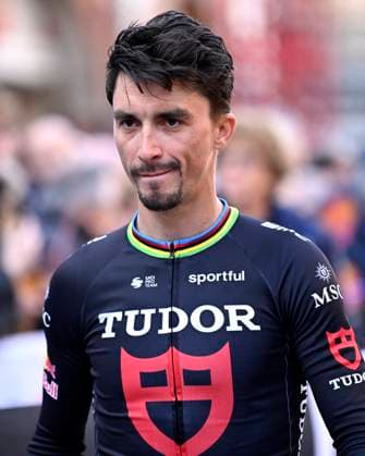 Milan Sanremo 2026 Cycling Race Media Activities 20 03 2026 SANREMO, ITALY - MARCH 20 : Alaphilippe Julian (FRA) of Tudor Pro Cycling Team pictured during the teams presentation prior to the 117th edition of Milan Sanremo an UCI World Tour 1.UWT one day cycling road race for Men Elite of 298 km with start in Pavia and finish in Sanremo on March 20, 2026 in Sanremo, Italy, 20 03 2026 ( Motordriver Guy De Vuyst - Sanremo Italy  Copyright: xNicoxVereeckenx