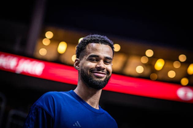 Basketball Berlin 20 03 2026 Season 2025 2026 EasyCredit BBL 1 Bundesliga Men, Men Alba Berlin Rostock Seawolves Norris Agbakoko Alba Berlin, No 17