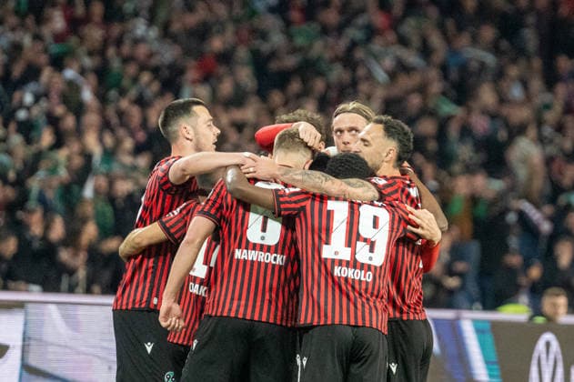 Germany Soccer 2 Bundesliga, 27 Matchday 2025 2026, Hannover 96 - Eintracht Braunschweig on 20 03 in Hannover Heinz von Heiden Arena Goal to 1 0 Maik Nawrocki Hannover 96 6 Cheers Joy Emotions Goal celebration Copyright: xSvenxHeidmannx