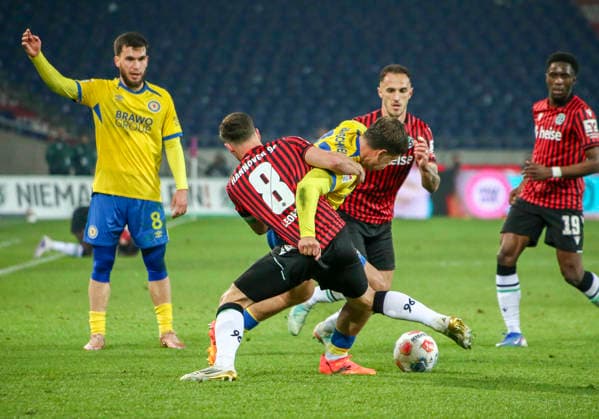 Germany Soccer 2 Bundesliga 2025 2026, Matchday 27 Hannover 96 vs Eintracht Braunschweig Heinz von Heiden Arena Stadion Hannover Enzo Leopold Hannover 96, 8 Hannover Copyright: xAymanxAlahmedx