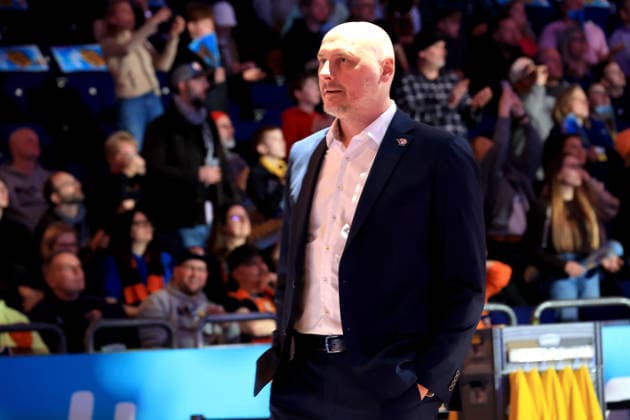 DEU, easyCredit BBL, ALBA vs Rostock Seawolves, 20 03 2026, Uber Arena, Berlin, DEU, easyCredit BBL, ALBA vs Rostock Seawolves, in the picture CHIEF TRAINER Przemyslaw Frasunkiewicz Rostock Seawolves nordphotoxGmbHx xEngler nph00076