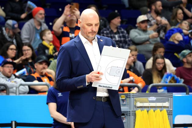 DEU, easyCredit BBL, ALBA vs Rostock Seawolves, 20 03 2026, Uber Arena, Berlin, DEU, easyCredit BBL, ALBA vs Rostock Seawolves, in the picture CHIEF TRAINER Przemyslaw Frasunkiewicz Rostock Seawolves nordphotoxGmbHx xEngler nph00076