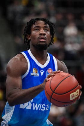 Isaiah Swope Frankfurt Skyliners, 01 Free Throw GER, MHP Riesen Ludwigsburg vs Skyliners Frankfurt, Basketball Bundesliga, easycredit BBL, 25 Matchday, Season 2025 2026, 20 03 2026 GER, MHP Riesen Ludwigsburg vs Skyliners Frankfurt, Basketball Bundesliga, easycredit BBL, 25 Matchday, Season 2025 2026, 20 03 2026 Ludwigsburg Copyright: xSandyxDinkelackerx EP_SDR