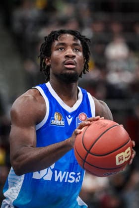 Isaiah Swope Frankfurt Skyliners, 01 Free Throw GER, MHP Riesen Ludwigsburg vs Skyliners Frankfurt, Basketball Bundesliga, easycredit BBL, 25 Matchday, Season 2025 2026, 20 03 2026 GER, MHP Riesen Ludwigsburg vs Skyliners Frankfurt, Basketball Bundesliga, easycredit BBL, 25 Matchday, Season 2025 2026, 20 03 2026 Ludwigsburg Copyright: xSandyxDinkelackerx EP_SDR