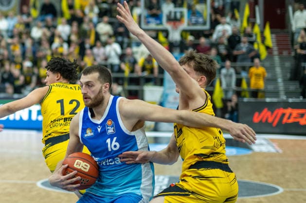 , GER, MHP Riesen vs Skyliners Frankfurt, Basketball Bundesliga, easycredit BBL, 25 Matchday, Season 2025 2026, 20 03 2026, GER, MHP Riesen vs Skyliners Frankfurt, Basketball Bundesliga, easycredit BBL, 25 Matchday, Season 2025 2026, 20 03 2026 Ludwigsburg Copyright: xEibner-Pressefoto SaschaxWaltherx EP_EER
