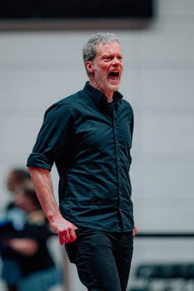 BB 2BL SBB Baskets Tigers Tuebingen Coach Eric Detlev Tigers Tuebingen during the 2025 2026 season in the 2 Barmer Basketball Bundesliga Pro A on matchday 28 between SBB Baskets and Tigers Tuebingen at Wolfgang Lakenmacher Halle on March 20, 2026 in Magdeburg, Sachsen Anhalt, Germany