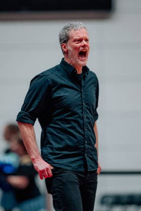 BB 2BL SBB Baskets Tigers Tuebingen Coach Eric Detlev Tigers Tuebingen during the 2025 2026 season in the 2 Barmer Basketball Bundesliga Pro A on matchday 28 between SBB Baskets and Tigers Tuebingen at Wolfgang Lakenmacher Halle on March 20, 2026 in Magdeburg, Sachsen Anhalt, Germany