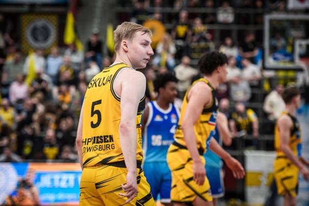 Toms Skuja MHP RIESEN Ludwigsburg, 05 GER, MHP Riesen Ludwigsburg vs Skyliners Frankfurt, Basketball Bundesliga, easycredit BBL, 25 Matchday, Season 2025 2026, 20 03 2026 GER, MHP Riesen Ludwigsburg vs Skyliners Frankfurt, Basketball Bundesliga, easycredit BBL, 25 Matchday, Season 2025 2026, 20 03 2026 Ludwigsburg Copyright: xSandyxDinkelackerx EP_SDR