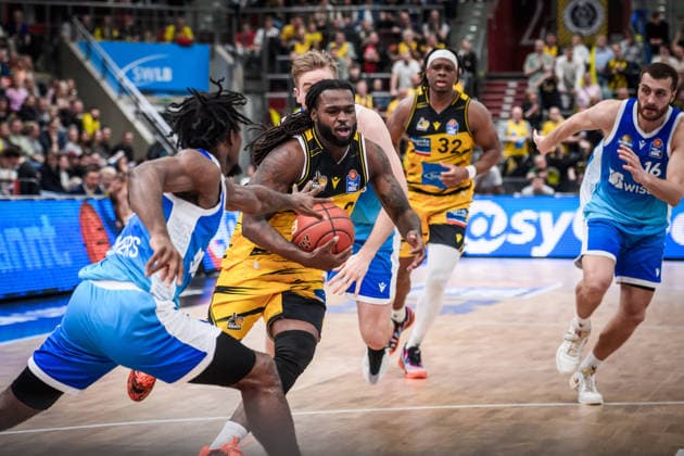 Traveon Buchanan MHP RIESEN Ludwigsburg, 02 GER, MHP Riesen Ludwigsburg vs Skyliners Frankfurt, Basketball Bundesliga, easycredit BBL, 25 Matchday, Season 2025 2026, 20 03 2026 GER, MHP Riesen Ludwigsburg vs Skyliners Frankfurt, Basketball Bundesliga, easycredit BBL, 25 Matchday, Season 2025 2026, 20 03 2026 Ludwigsburg Copyright: xSandyxDinkelackerx EP_SDR