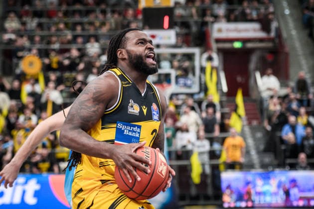 Traveon Buchanan MHP RIESEN Ludwigsburg, 02 GER, MHP Riesen Ludwigsburg vs Skyliners Frankfurt, Basketball Bundesliga, easycredit BBL, 25 Matchday, Season 2025 2026, 20 03 2026 GER, MHP Riesen Ludwigsburg vs Skyliners Frankfurt, Basketball Bundesliga, easycredit BBL, 25 Matchday, Season 2025 2026, 20 03 2026 Ludwigsburg Copyright: xSandyxDinkelackerx EP_SDR