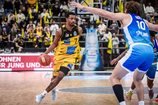 Elijah Hughes MHP RIESEN Ludwigsburg, 07 GER, MHP Riesen Ludwigsburg vs Skyliners Frankfurt, Basketball Bundesliga, easycredit BBL, 25 Matchday, Season 2025 2026, 20 03 2026 GER, MHP Riesen Ludwigsburg vs Skyliners Frankfurt, Basketball Bundesliga, easycredit BBL, 25 Matchday, Season 2025 2026, 20 03 2026 Ludwigsburg Copyright: xSandyxDinkelackerx EP_SDR