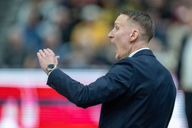 Mikko Riipinen MHP RIESEN Ludwigsburg, Head Coach , GER, MHP Riesen vs Skyliners Frankfurt, Basketball Bundesliga, easycredit BBL, 25 Matchday, Season 2025 2026, 20 03 2026, GER, MHP Riesen vs Skyliners Frankfurt, Basketball Bundesliga, easycredit BBL, 25 Matchday, Season 2025 2026, 20 03 2026 Ludwigsburg Copyright: xEibner-Pressefoto SaschaxWaltherx EP_EER