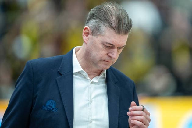 Klaus Perwas Frankfurt Skyliners, Head Coach , GER, MHP Riesen vs Skyliners Frankfurt, Basketball Bundesliga, easycredit BBL, 25 Matchday, Season 2025 2026, 20 03 2026, GER, MHP Riesen vs Skyliners Frankfurt, Basketball Bundesliga, easycredit BBL, 25 Matchday, Season 2025 2026, 20 03 2026 Ludwigsburg Copyright: xEibner-Pressefoto SaschaxWaltherx EP_EER