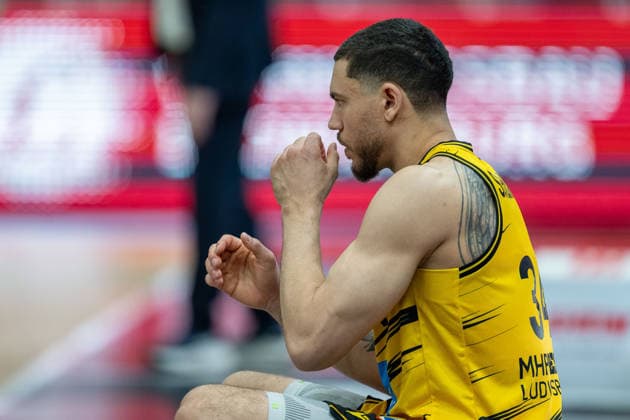 Gavin Schilling MHP RIESEN Ludwigsburg, 34 , GER, MHP Riesen vs Skyliners Frankfurt, Basketball Bundesliga, easycredit BBL, 25 Matchday, Season 2025 2026, 20 03 2026, GER, MHP Riesen vs Skyliners Frankfurt, Basketball Bundesliga, easycredit BBL, 25 Matchday, Season 2025 2026, 20 03 2026 Ludwigsburg Copyright: xEibner-Pressefoto SaschaxWaltherx EP_EER