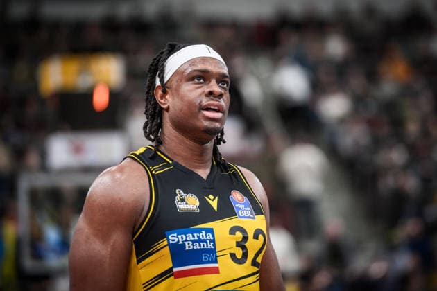 Keeshawn Kellman MHP RIESEN Ludwigsburg, 32 GER, MHP Riesen Ludwigsburg vs Skyliners Frankfurt, Basketball Bundesliga, easycredit BBL, 25 Matchday, Season 2025 2026, 20 03 2026 GER, MHP Riesen Ludwigsburg vs Skyliners Frankfurt, Basketball Bundesliga, easycredit BBL, 25 Matchday, Season 2025 2026, 20 03 2026 Ludwigsburg Copyright: xSandyxDinkelackerx EP_SDR