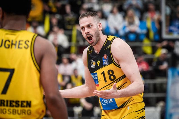 Jonas Wohlfarth Bottermann MHP RIESEN Ludwigsburg, 18 scream, cheer, motivation scream GER, MHP Riesen Ludwigsburg vs Skyliners Frankfurt, Basketball Bundesliga, easycredit BBL, 25 Matchday, Season 2025 2026, 20 03 2026 GER, MHP Riesen Ludwigsburg vs Skyliners Frankfurt, Basketball Bundesliga, easycredit BBL, 25 Matchday, Season 2025 2026, 20 03 2026 Ludwigsburg Copyright: xSandyxDinkelackerx EP_SDR