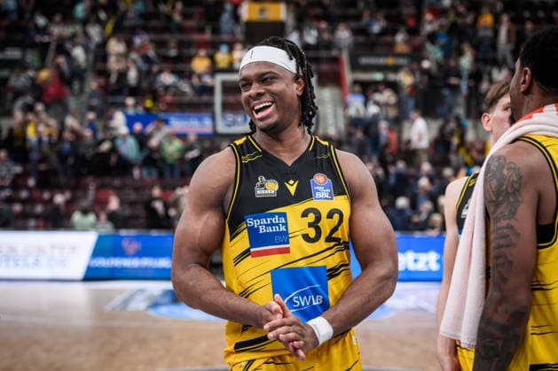 Keeshawn Kellman MHP RIESEN Ludwigsburg, 32 GER, MHP Riesen Ludwigsburg vs Skyliners Frankfurt, Basketball Bundesliga, easycredit BBL, 25 Matchday, Season 2025 2026, 20 03 2026 GER, MHP Riesen Ludwigsburg vs Skyliners Frankfurt, Basketball Bundesliga, easycredit BBL, 25 Matchday, Season 2025 2026, 20 03 2026 Ludwigsburg Copyright: xSandyxDinkelackerx EP_SDR