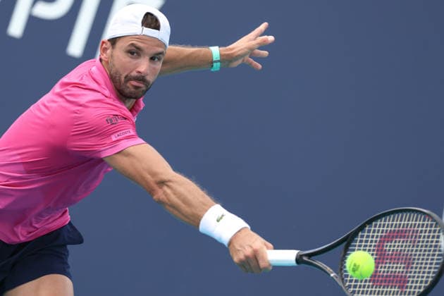 TENNIS : Miami Open at Hard Rock Stadium 2026 - 20 03 2026 Grigor Dimitrov - Miami 2026 - USA - 20 03 2026 Miami  Copyright: xCCx