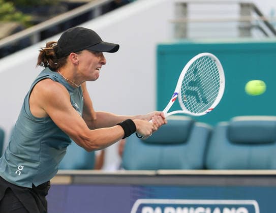 TENNIS : Miami Open at Hard Rock Stadium 2026 - 20 03 2026 Iga Swiatek - Miami 2026 - USA - 20 03 2026 Miami  Copyright: xCCx