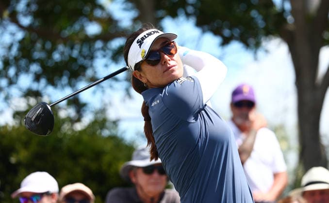 GOLF AUSTRALIAN WPGA, Australia s Hannah Green tees off on the 1st hole during the 3rd round of the 2026 Australian WPGA Championship at Sanctuary Cove Golf and Country Club on the Gold Coast, Saturday March 21, 2026. ( NO ARCHIVING, EDITORIAL USE ONLY GOLD COAST QUEENSLAND AUSTRALIA  Copyright: xx 20260321167713260100
